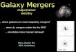 Galaxy Mergers: major/minor wet/dry Hans-Walter Rix MPIA, Heidelberg … which galaxies are most shaped by mergers? … when do mergers matter for the SFR?
