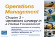 © 2008 Prentice Hall, Inc.2 – 1 Operations Management Chapter 2 – Operations Strategy in a Global Environment PowerPoint presentation to accompany Heizer/Render