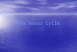 The Water Cycle. Water never leaves the Earth. It is constantly being cycled through the atmosphere, ocean, and land. This process, known as the water