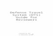 Created by the Ohio National Guard Defense Travel System (DTS) Guide for Reviewers