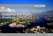 July 2009 Flanders Economy and Public Finances. 2 Agenda I.Summary II.Economy III.Public Finances