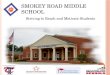 S MOKEY R OAD M IDDLE S CHOOL Striving to Reach and Motivate Students
