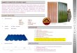 BAMBOO COMPOSITE ROOFING PANEL Bamboo Composite Roofing Panel is made up of high quality bamboo mat, hybridized with other natural fibre reinforcement
