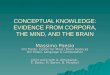 CONCEPTUAL KNOWLEDGE: EVIDENCE FROM CORPORA, THE MIND, AND THE BRAIN Massimo Poesio Uni Trento, Center for Mind / Brain Sciences Uni Essex, Language &