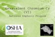 Hexavalent Chromium Cr (VI) National Emphasis Program