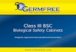 Class III BSC Biological Safety Cabinets Designed, engineered and manufactured by Germfree