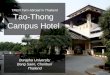 TREN Tern Abroad in Thailand Tao-Thong Campus Hotel Burapha University Bang Saen, Chonburi Thailand