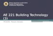 AE 221 Building Technology (3) Prof.Dr. Yousri Azzam Pharos University In Alexandria Faculty Of Engineering Architecture Department