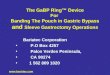 The GaBP Ring Device For Banding The Pouch in Gastric Bypass and Sleeve Gastrectomy Operations Bariatec Corporation P.O Box 4257 Palos Verdes Peninsula,