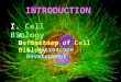 1. 1. Microscope Development A. Definition B. History of Cell Biology INTRODUCTION I. Cell Cell Biology