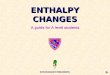 ENTHALPY CHANGES A guide for A level students KNOCKHARDY PUBLISHING