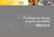 Mex SME IT Usage for Direct Exports by SMEs Mexico
