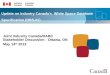 Update on Industry Canadas White Space Database Specification (DBS-01) Joint Industry Canada/RABC Stakeholder Discussion - Ottawa, ON May 14 th 2013
