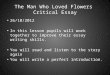 The Man Who Loved Flowers Critical Essay 26/10/2012 In this lesson pupils will work together to improve their essay writing skills. You will read and listen