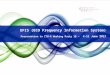 EFIS (ECO Frequency Information System) Presentation to ITU-R Working Party 1B – 4-11 June 2013