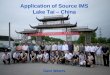 Application of Source IMS Lake Tai – China Dave Waters