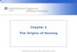 Copyright © 2012 Wolters Kluwer Health | Lippincott Williams & Wilkins Chapter 1 The Origins of Nursing