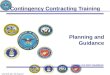 Contingency Contracting Training Planning and Guidance Current a/o 15 Aug 12 Chapter 4 in DCC Handbook