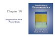 Chapter 10 Regression with Panel Data. 2 Regression with Panel Data (SW Chapter 10)