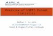 Daphne C. Lainson dclainson@smart-biggar.ca Smart & Biggar/Fetherstonhaugh Overview of USPTO Patent Statistics