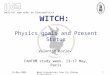 INSTITUUT VOOR KERN- EN STRALINGSFYSICA 16-May-2002Weak Interaction Trap for CHarged particles1 WITCH: Physics goals and Present Status Valentin Kozlov