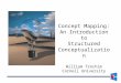 Concept Mapping: An Introduction to Structured Conceptualization William Trochim Cornell University
