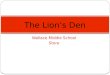 Wallace Middle School Store The Lion’s Den. School Store Order Form THE LION'S DEN Name ____________________ HR _________ football35 expandablefolder20