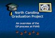 North Carolina Graduation Project An overview of the GP process at FVHS