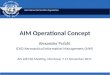 International Civil Aviation Organization AIM Operational Concept Alexander Pufahl ICAO Aeronautical Information Management (AIM) AIS-AIM SG Meeting, Montreal,