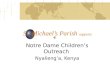 St. Michael’s Parish supports Notre Dame Children’s Outreach Nyalieng’a, Kenya