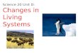Science 20 Unit D: Changes in Living Systems. The Biosphere of Life