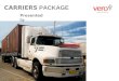 CARRIERS PACKAGE Presented by. Vero National Marine proudly presents TRANSIT AUSTRALIA CARRIERS COMBINED PACKAGE