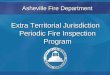 Asheville Fire Department Extra Territorial Jurisdiction Periodic Fire Inspection Program