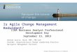 Navigator Management Partners LLC, Confidential Brenda Sprite, MLIR, PMP, PMI-ACP Founder, Organizational Change Leadership Practice Navigator Management