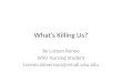 What’s Killing Us? By Loreen Renee WSU Nursing Student Loreen.stevenson@email.wsu.edu