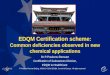 EDQM Certification scheme: Common deficiencies observed in new chemical applications Dr P.Poukens-Renwart Certification of Substances Division, EDQM &