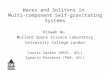 Waves and Solitons in Multi-component Self-gravitating Systems Kinwah Wu Mullard Space Science Laboratory University College London Curtis Saxton (MSSL,