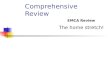 Comprehensive Review The home stretch! EMCA Review