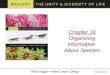 Albia Dugger Miami Dade College Chapter 18 Organizing Information About Species