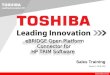 Company LOGO eid.toshiba.com.au Sales Training Version_1_28_08_2012 eBRIDGE Open Platform Connector for HP TRIM Software eBRIDGE Open Platform Connector