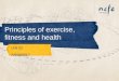 Principles of exercise, fitness and health Unit 02 A/600/9017
