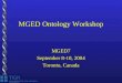 THE INSTITUTE FOR GENOMIC RESEARCH TIGR MGED Ontology Workshop MGED7 September 8-10, 2004 Toronto, Canada