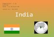India Population – 1.21 billion Area- 3.2 million km 2 Capital City – New Delhi