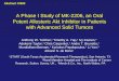 A Phase I Study of MK-2206, an Oral Potent Allosteric Akt Inhibitor in Patients with Advanced Solid Tumors Anthony W. Tolcher, 1 Timothy A. Yap, 2 Ivy