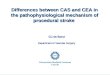 Differences between CAS and CEA in the pathophysiological mechanism of procedural stroke GJ de Borst Department of Vascular Surgery