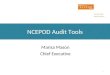 1 NCEPOD Audit Tools Marisa Mason Chief Executive