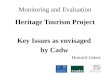 Monitoring and Evaluation Heritage Tourism Project Key Issues as envisaged by Cadw Howard James