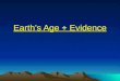 Earth’s Age + Evidence. WARM UP 1)Ch 2A Diagnostic Test 2) Section Quiz: 2.2A