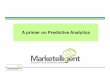 Predictive Analytics - A Primer