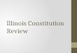 Illinois Constitution Review. When did Illinois become a state of the union?